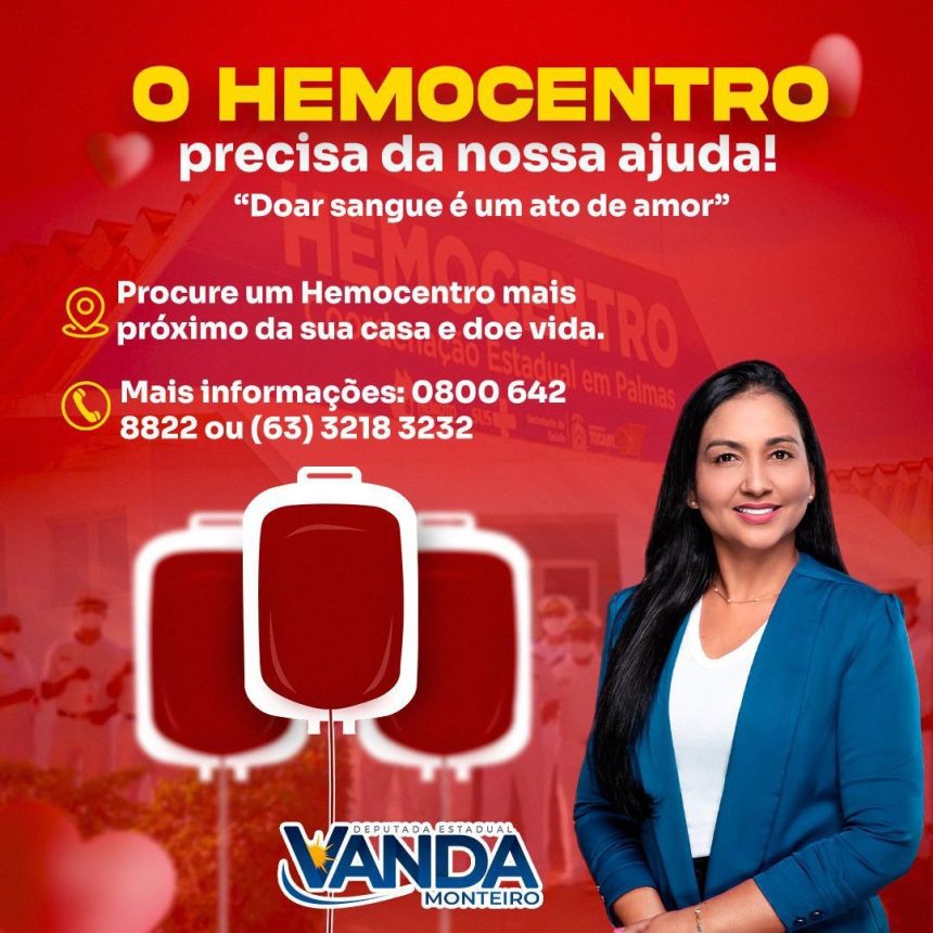 deputada-vanda-monteiro-mobiliza-amigos-para-doacao-de-sangue-em-palmas