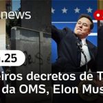 trump-fala-sobre-brasil;-gesto-de-musk;-eua-deixam-oms;-moraes-x-nunes-+-noticias-|-uol-news