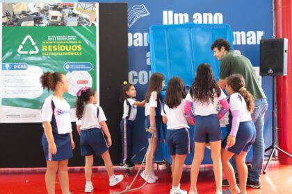 prefeitura-leva-ponto-de-coleta-voluntaria-de-eletroeletronicos-descartados-a-escola-particular-de-araguaina