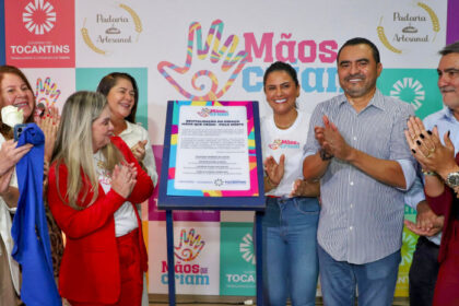 governador-wanderlei-barbosa-e-primeira-dama-karynne-sotero-entregam-sede-do-projeto-maos-que-criam,-que-oferece-cursos-profissionalizantes-em-palmas