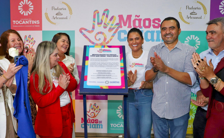 governador-wanderlei-barbosa-e-primeira-dama-karynne-sotero-entregam-sede-do-projeto-maos-que-criam,-que-oferece-cursos-profissionalizantes-em-palmas