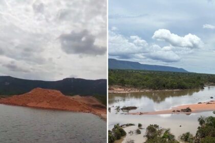 imagens-mostram-como-ficou-local-apos-rompimento-de-barragem-no-tocantins:-‘devastador’
