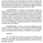 luto:-“o-tocantins-perde-um-patrimonio-moral-e-parte-viva-da-sua-historia”,-diz-eduardo-siqueira