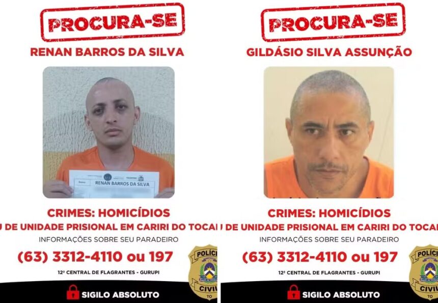 fugitivos-procurados!-serial-killer-que-escapou-de-presidio-de-seguranca-maxima-mobiliza-forcas-de-seguranca-no-to