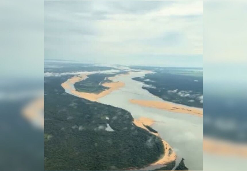 video:-bancos-de-areia-indicam-seca-no-rio-araguaia-durante-o-periodo-chuvoso