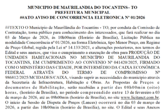 prefeitura-de-maurilandia-do-to-–-ato-aviso-de-concorrencia-eletronica-no-01/2026