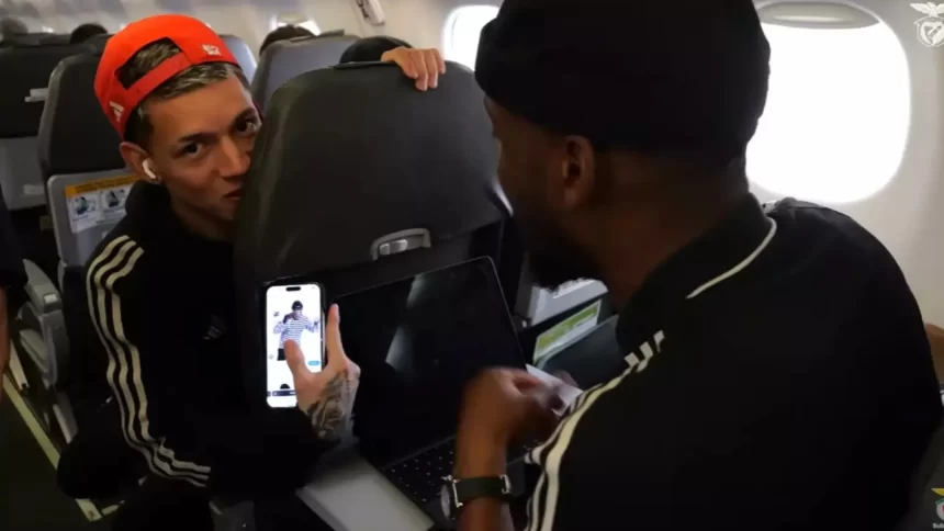 antes-de-xingar-vini-jr.,-jogador-do-benfica-comparou-colega-a-ladrao