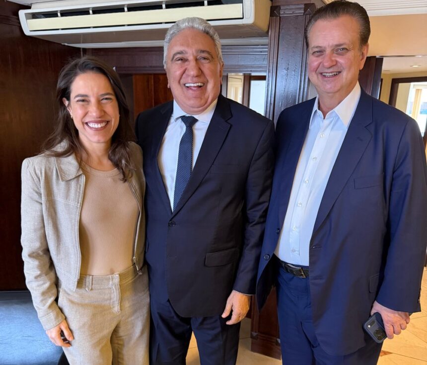 laurez-moreira-reune-se-com-o-presidente-nacional-do-psd,-gilberto-kassab,-em-brasilia