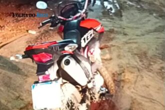 aguiarnopolis:-motocicleta-furtada-apos-acidente-e-encontrada-proximo-a-ponte-jk