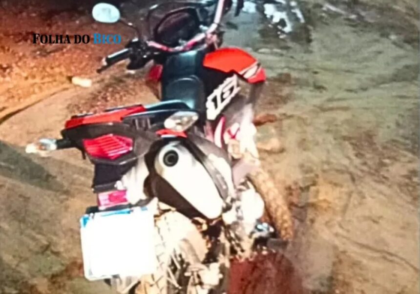 aguiarnopolis:-motocicleta-furtada-apos-acidente-e-encontrada-proximo-a-ponte-jk