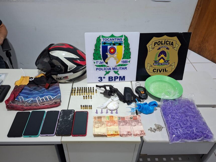 policias-civil-e-militar-prendem-homem-por-trafico-de-drogas-e-ameaca-com-arma-de-fogo-em-pedro-afonso