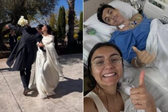 homem-que-perdeu-perna-em-ataque-de-tubarao-durante-lua-de-mel-reage-com-humor:-‘comecamos-muito-bem’