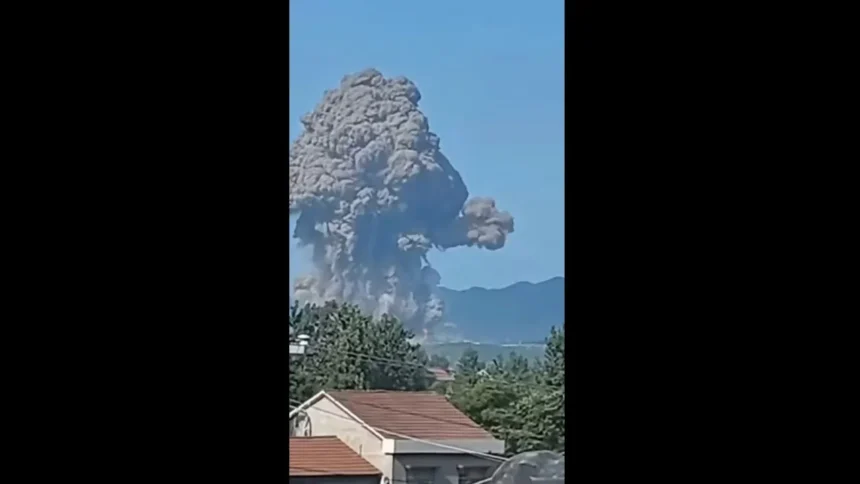 video-mostra-explosao-em-fabrica-na-china-que-matou-26-pessoas