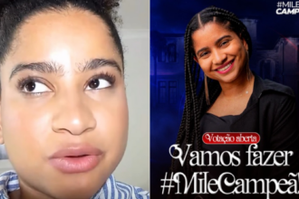 vice-campea-do-‘bbb-26’,-tia-milena-pede-votos-para-a-irma-gemea-em-reality-nos-eua:-‘me-ajudem’