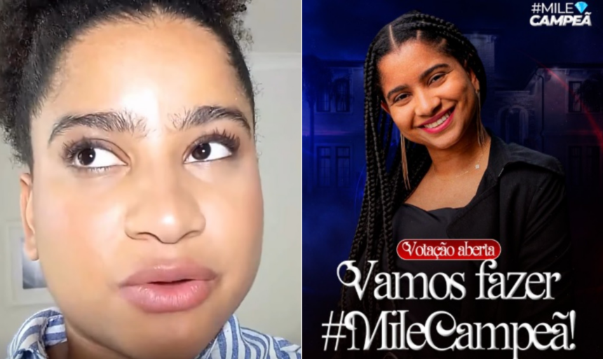 vice-campea-do-‘bbb-26’,-tia-milena-pede-votos-para-a-irma-gemea-em-reality-nos-eua:-‘me-ajudem’