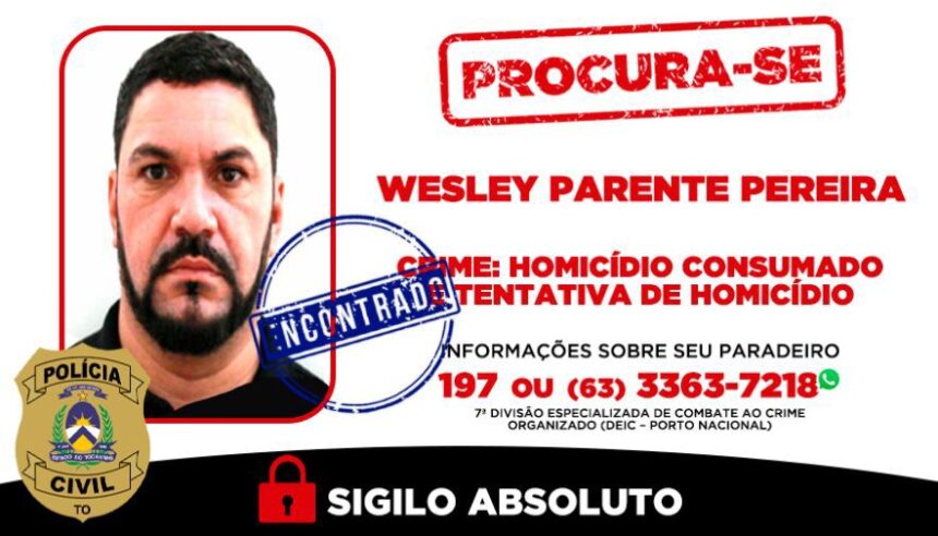 em-porto-nacional,-policia-civil-cumpre-mandados-de-prisao-contra-autor-de-homicidios-na-regiao