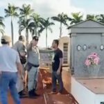 prefeitura-de-rio-verde-e-policia-militar-viram-alvo-de-criticas-apos-prisao-de-influenciador-em-cemiterio-publico;-confira-o-video