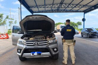 prf-recupera-caminhonete-roubada-com-sinais-de-adulteracao-em-araguaina/to